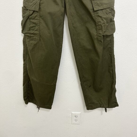 Levis Pants Sz 25 Green ‘94 Baggy Utility Cargo Drawstring Leg Streetwear Skater - Picture 5 of 14